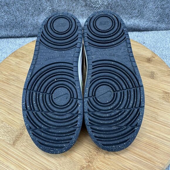 Nike Court Borough Low 2 Shoes Kids 10C White Black Sneakers DV5458-108 - Picture 7 of 9